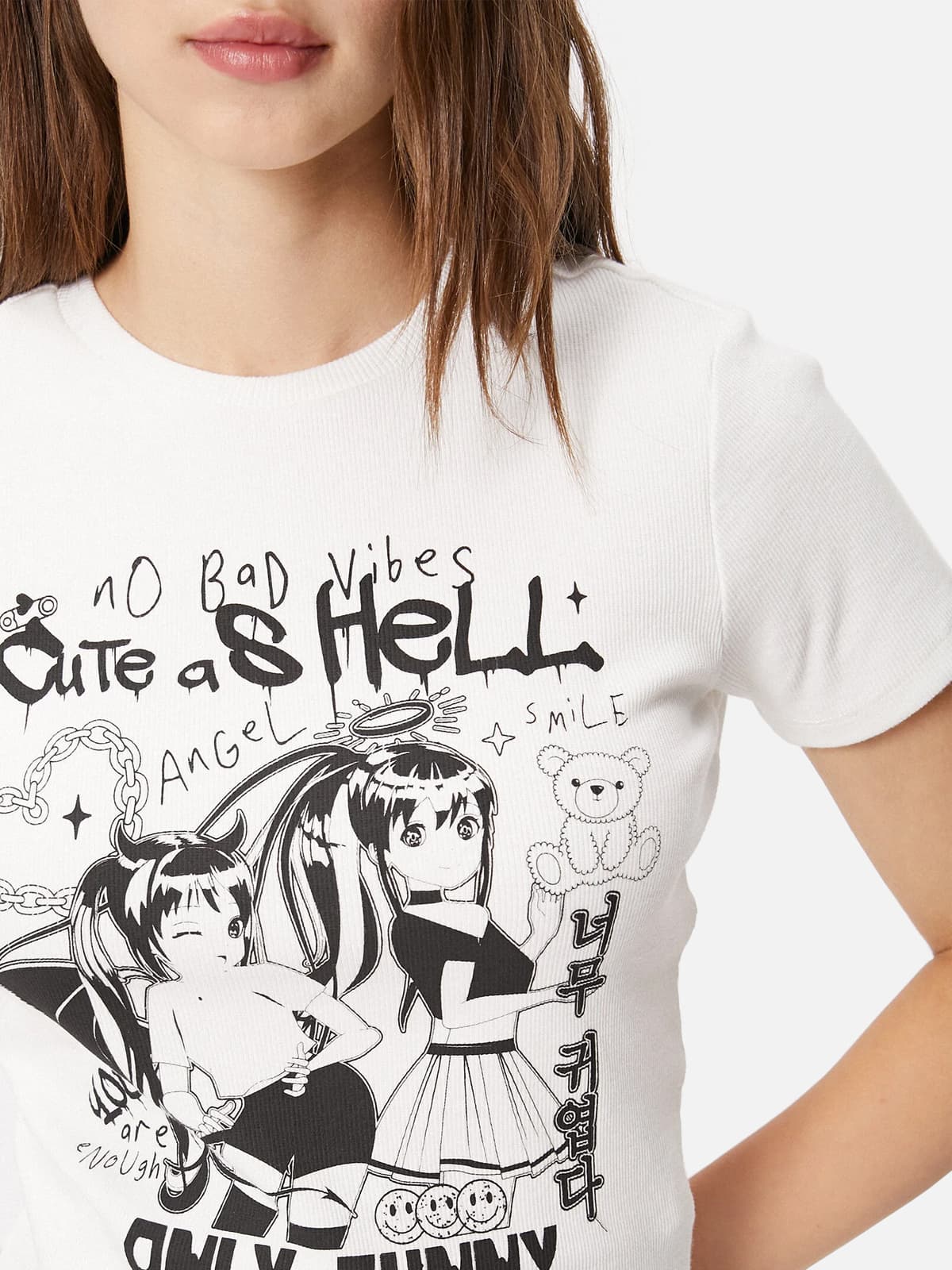Anime T-Shirt Printed Short Sleeve