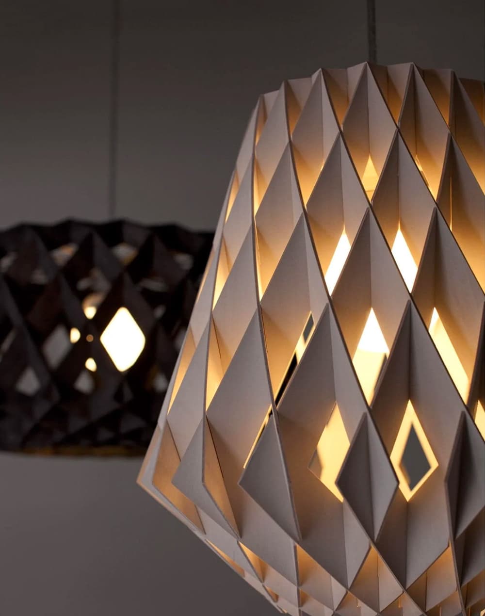 Glozin II Wooden Lamp Drop