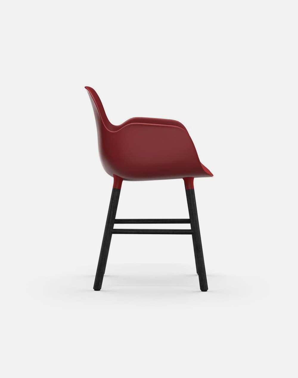 Glozin II Form Armchair Black