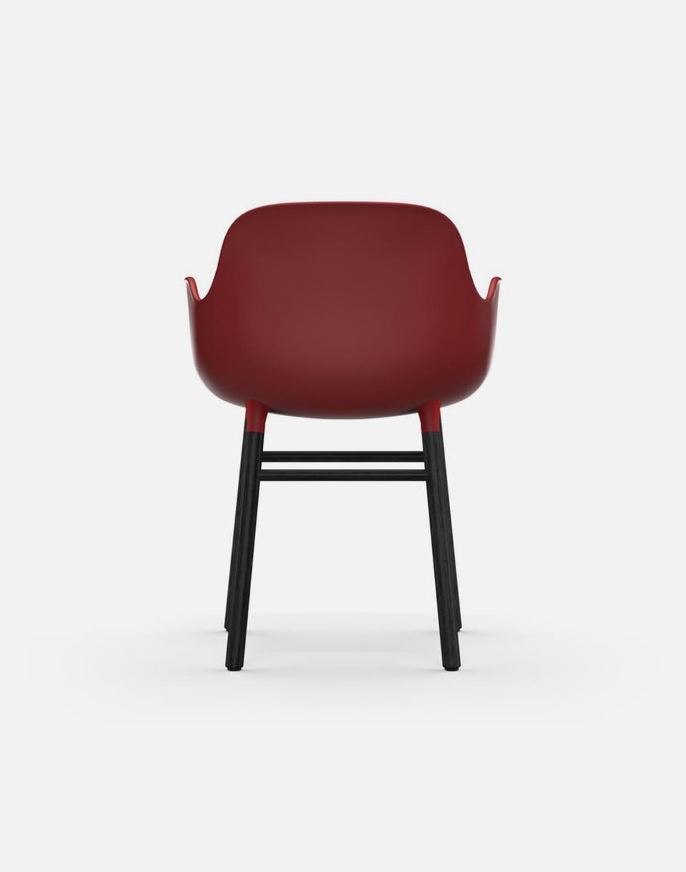 Glozin II Form Armchair Black