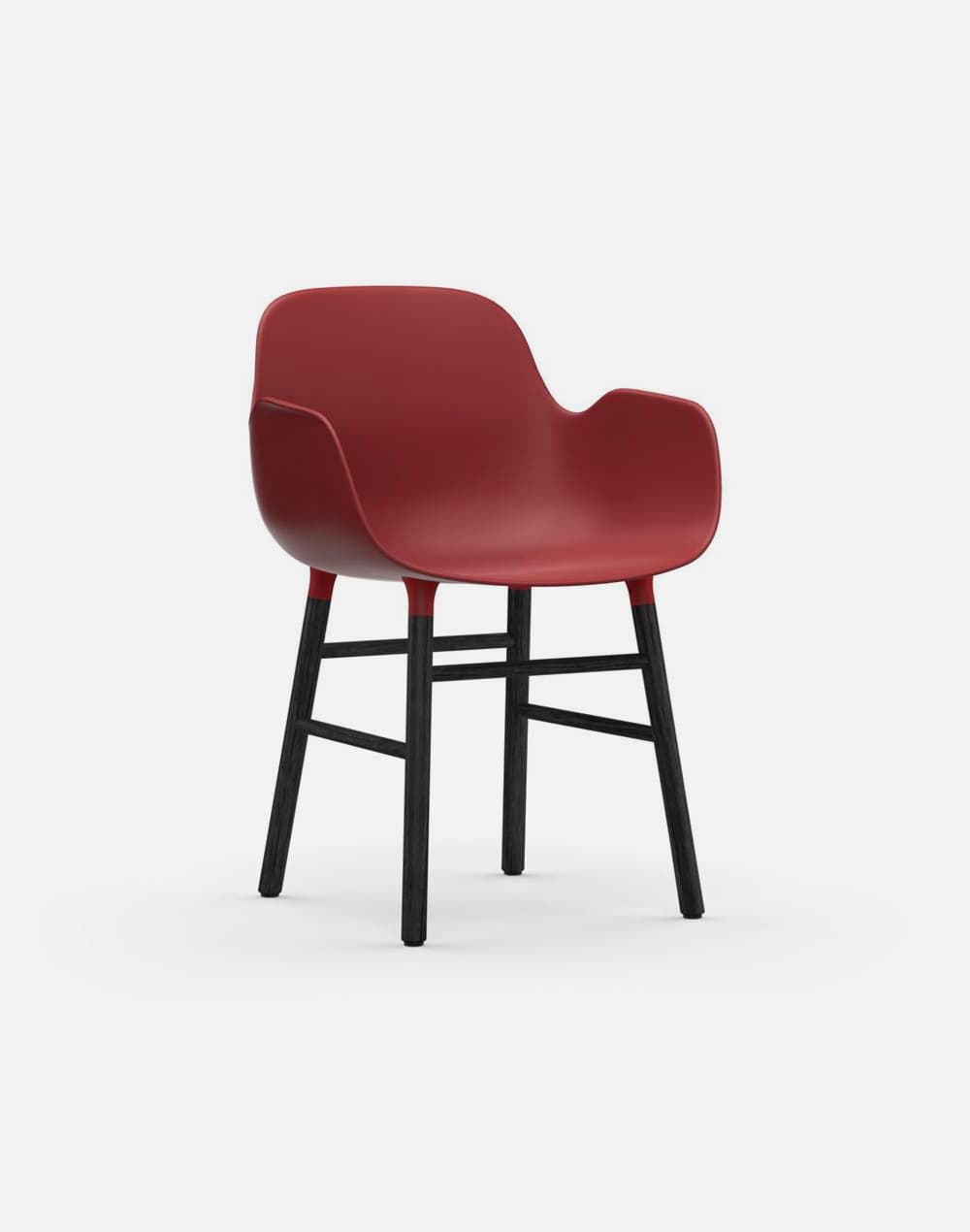 Glozin II Form Armchair Black