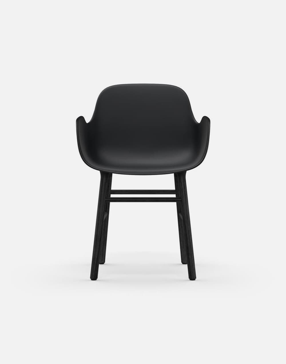 Glozin II Form Armchair Black