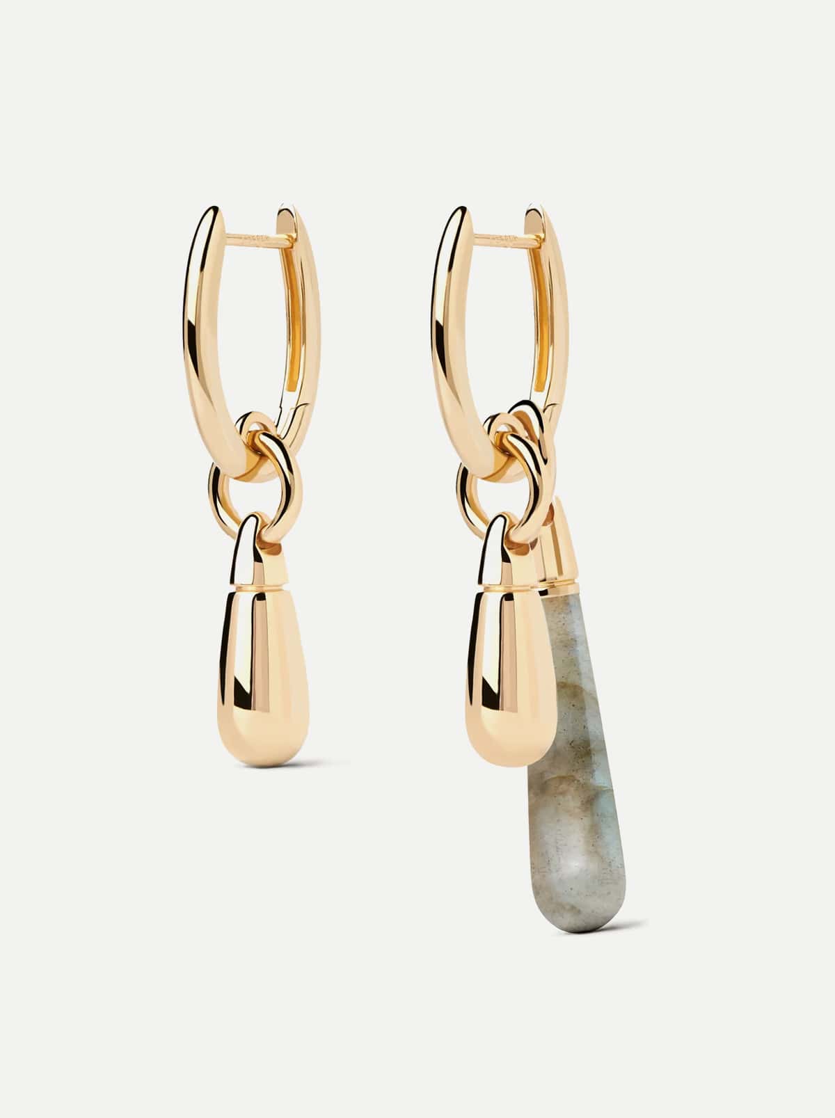 Labradorite Large Drop Pendant