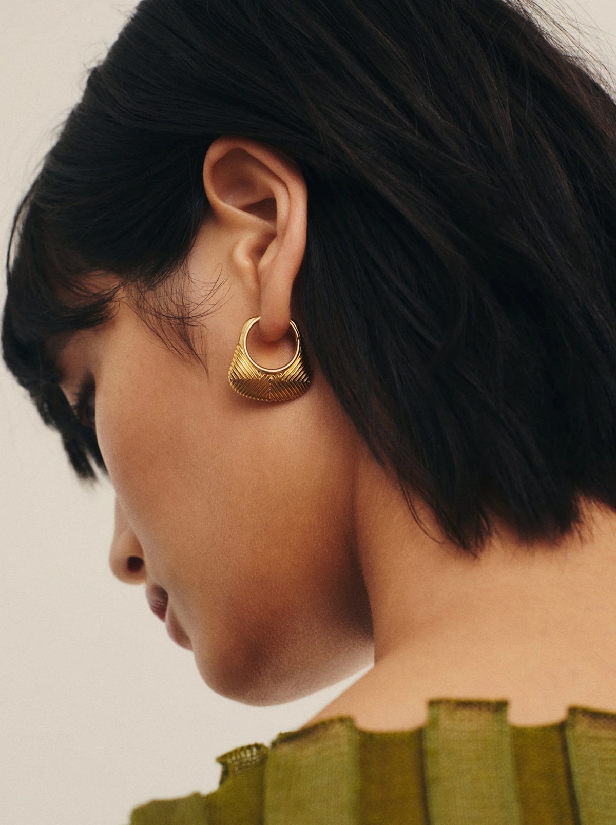 Hera Glozin Gold Hoop Earrings