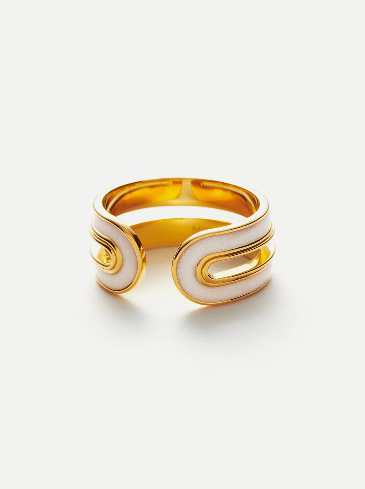 Enamel Haze Ovate Open Ring