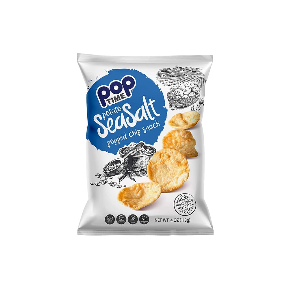 Pop Time Sea Salt Popped Chips 150 gram