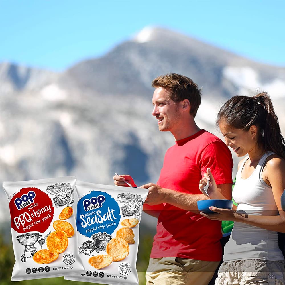 Pop Time Sea Salt Popped Chips 150 gram