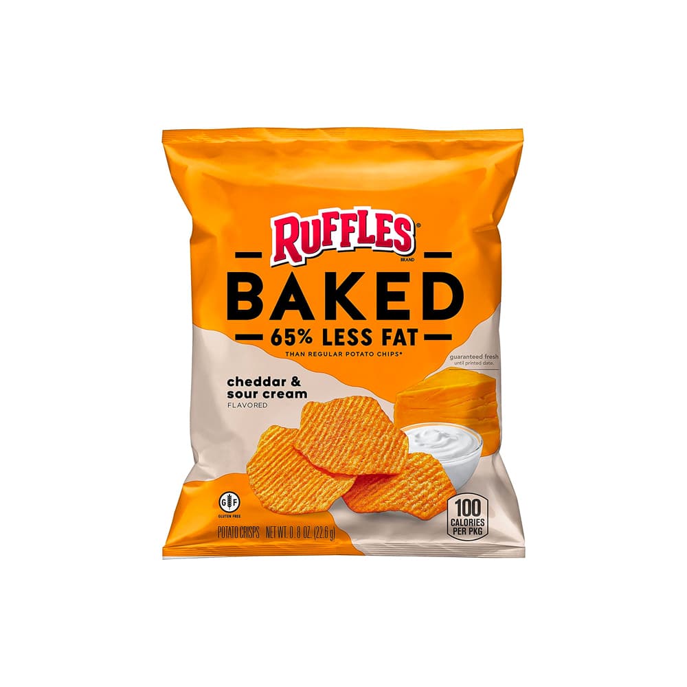 Oven Baked Cheddar and Sour Cream Potato Crisps
