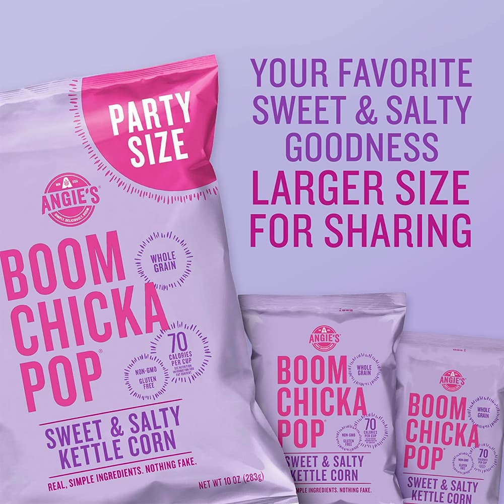 Angie's Boom Chicka Pop Maïs sucré et salé 0,5 kg