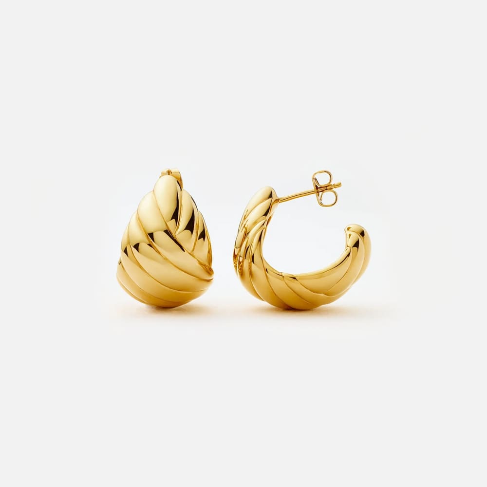 Hera Dome Hoop Earrings