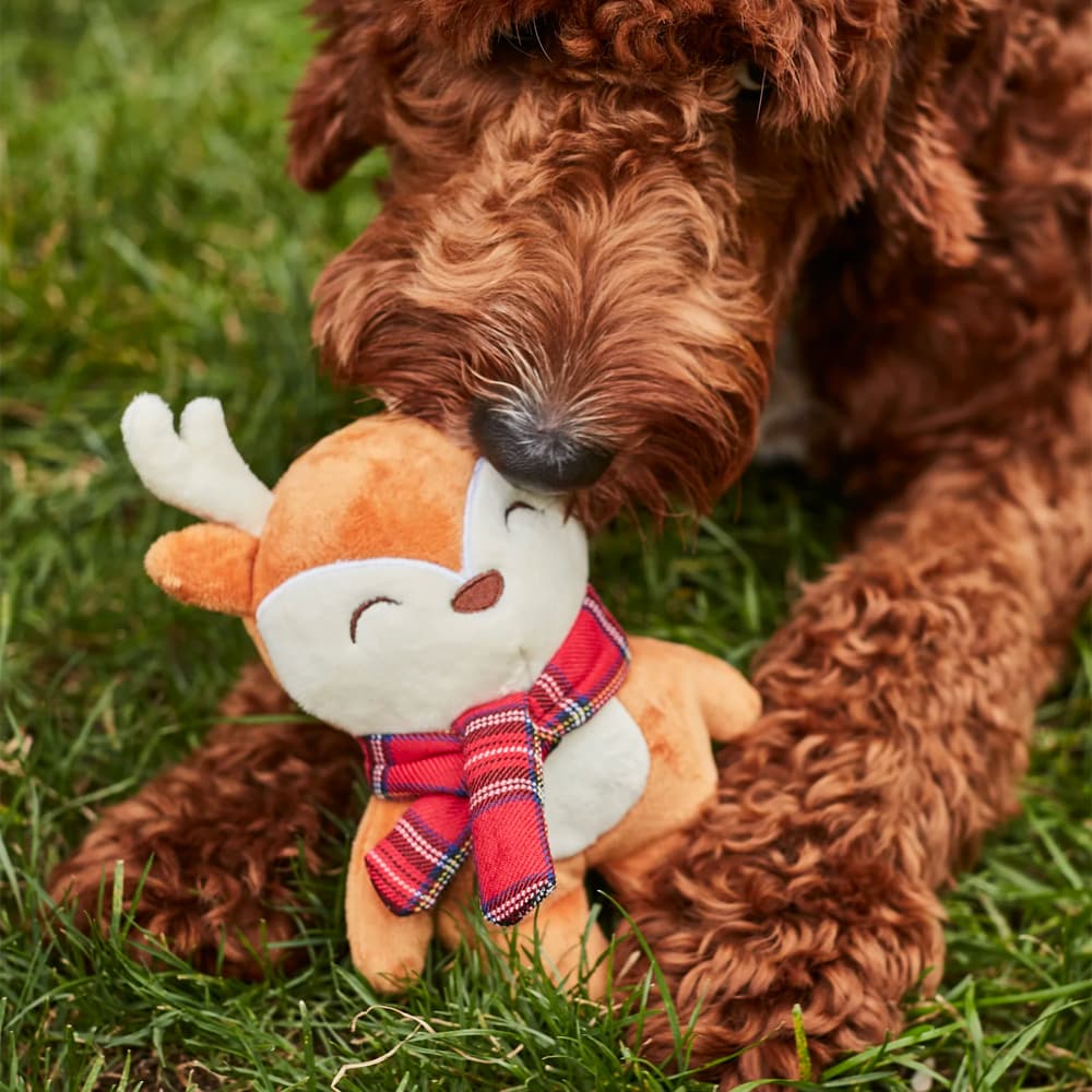 Reindeer Stuffed Animal—Orange