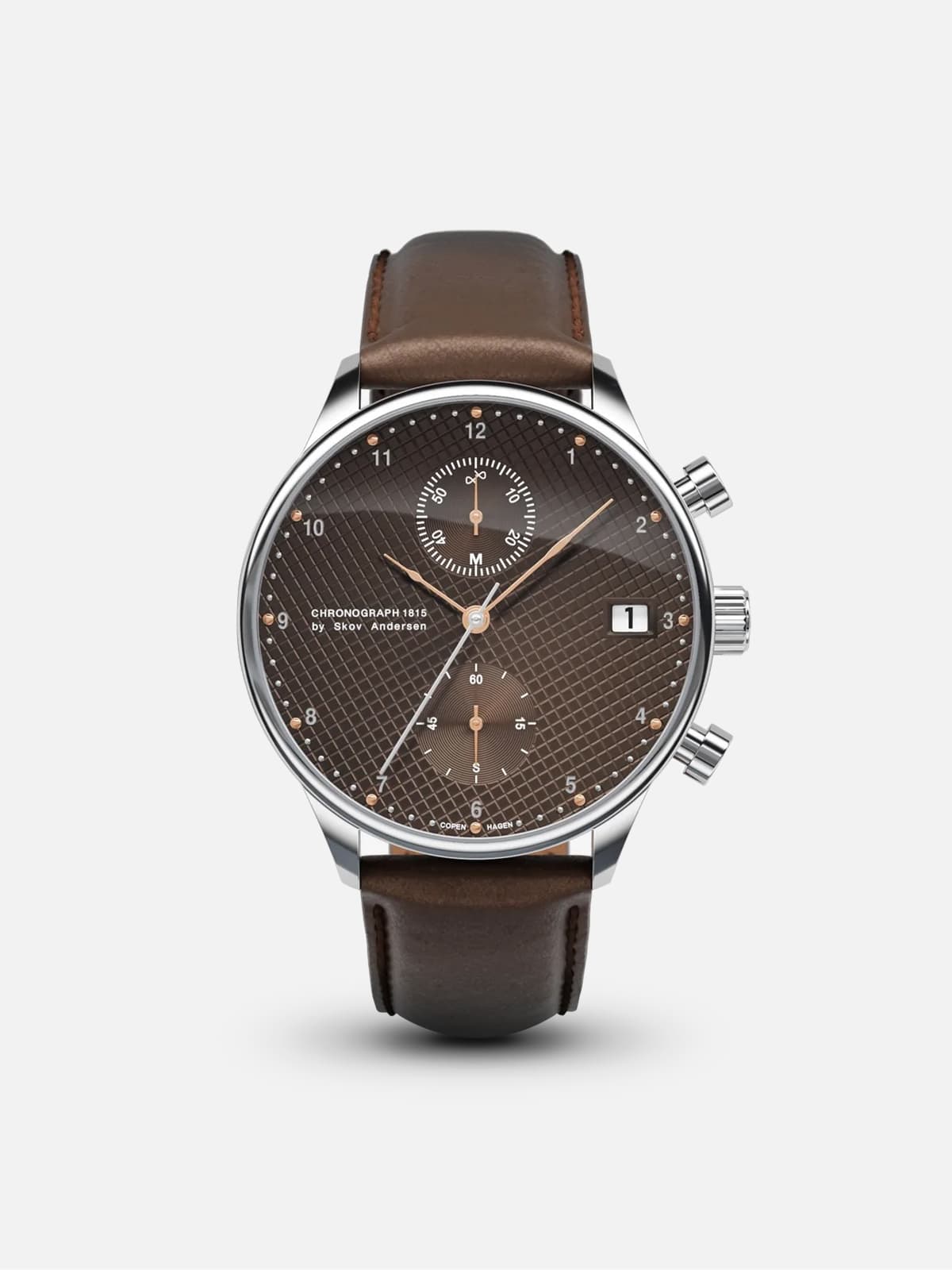 Chronographe 1814 - Acier/Tortue Bleue