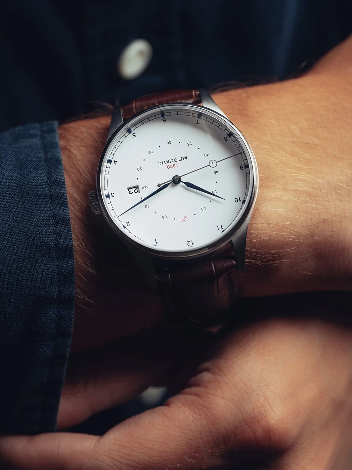 Vintage 1940 - Acier/Bleu nuit
