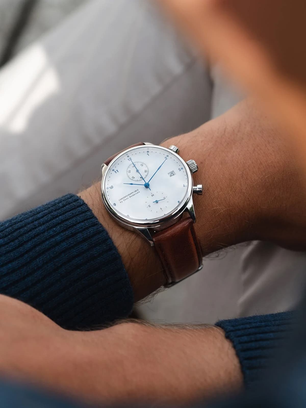 Chronographe 1840 - Acier/Marron