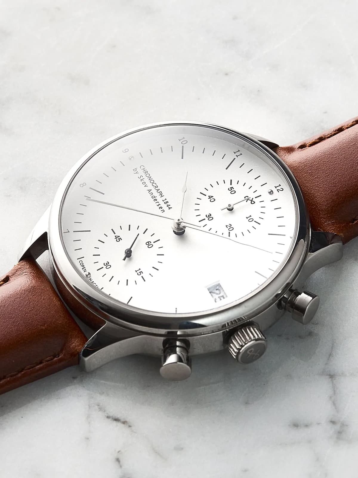 Chronographe 1840 - Acier/Marron