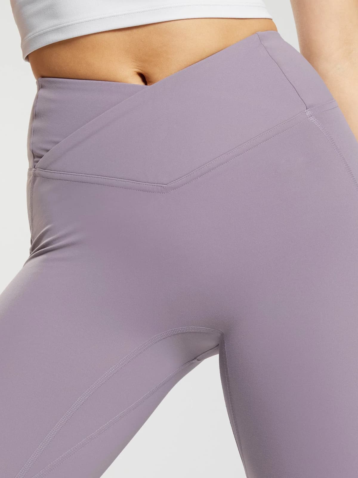 High Waisted Crossover Legging