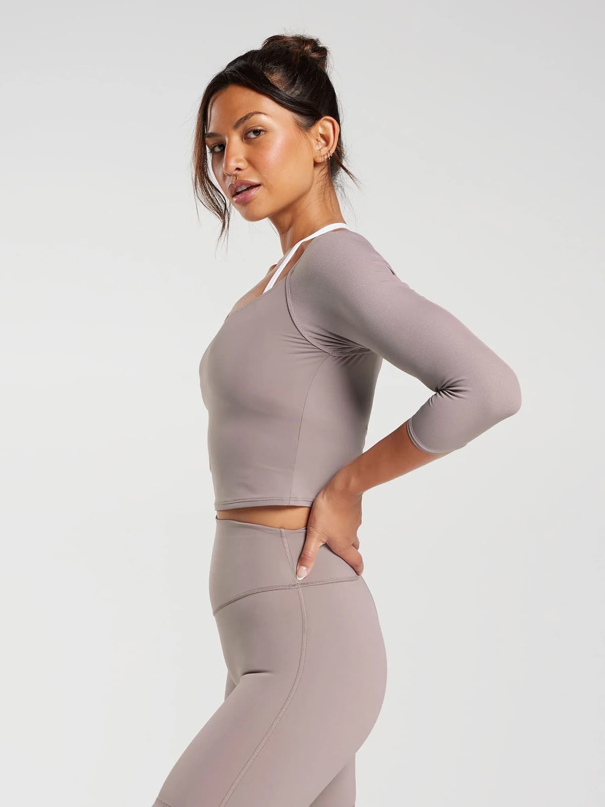Elevate 3/4 Sleeve Crop Top